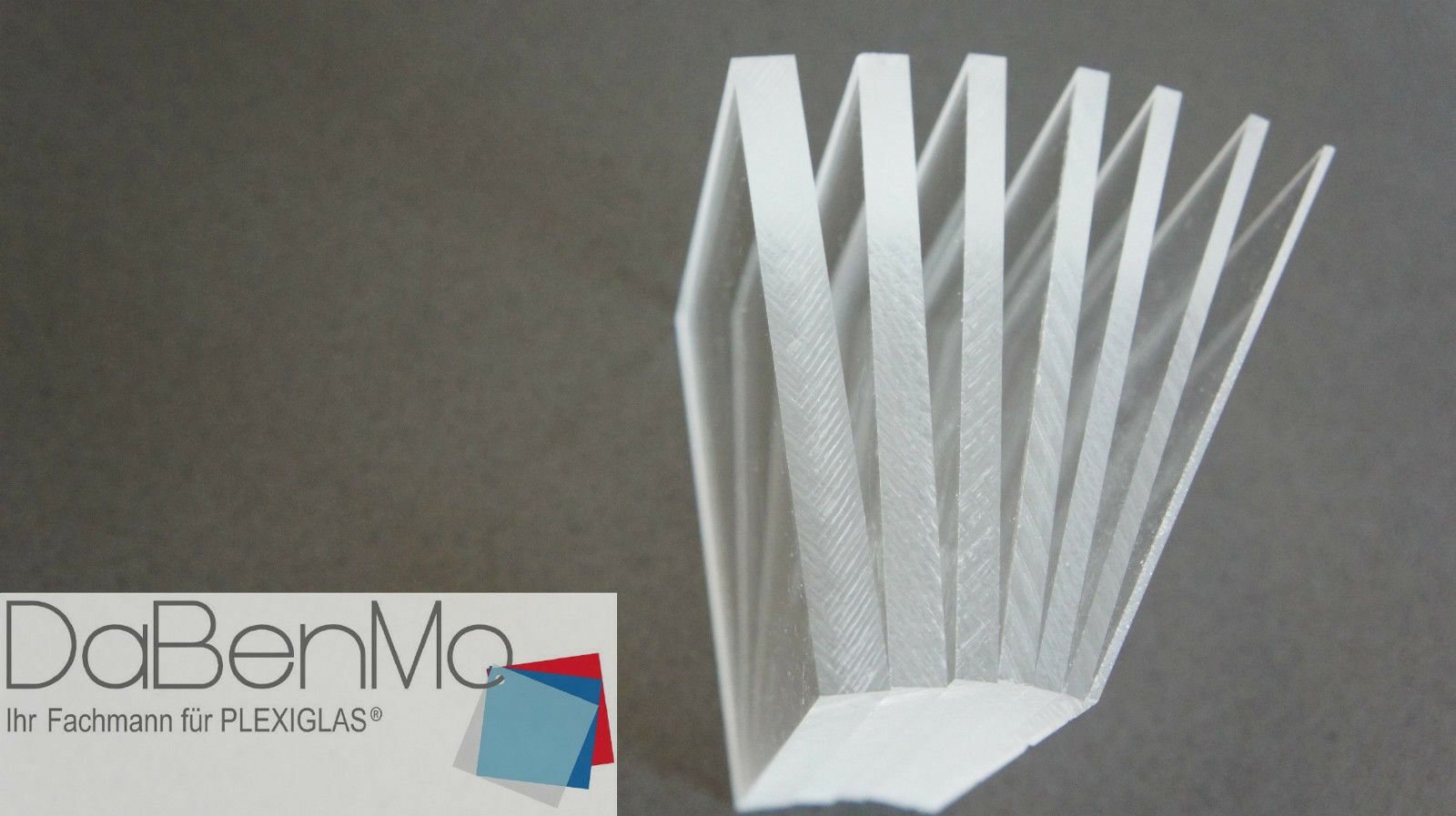 3mm PLEXIGLAS® Acrylglas klar Größe nach Wahl Zuschnitt kostenlos G 42,84/m² 